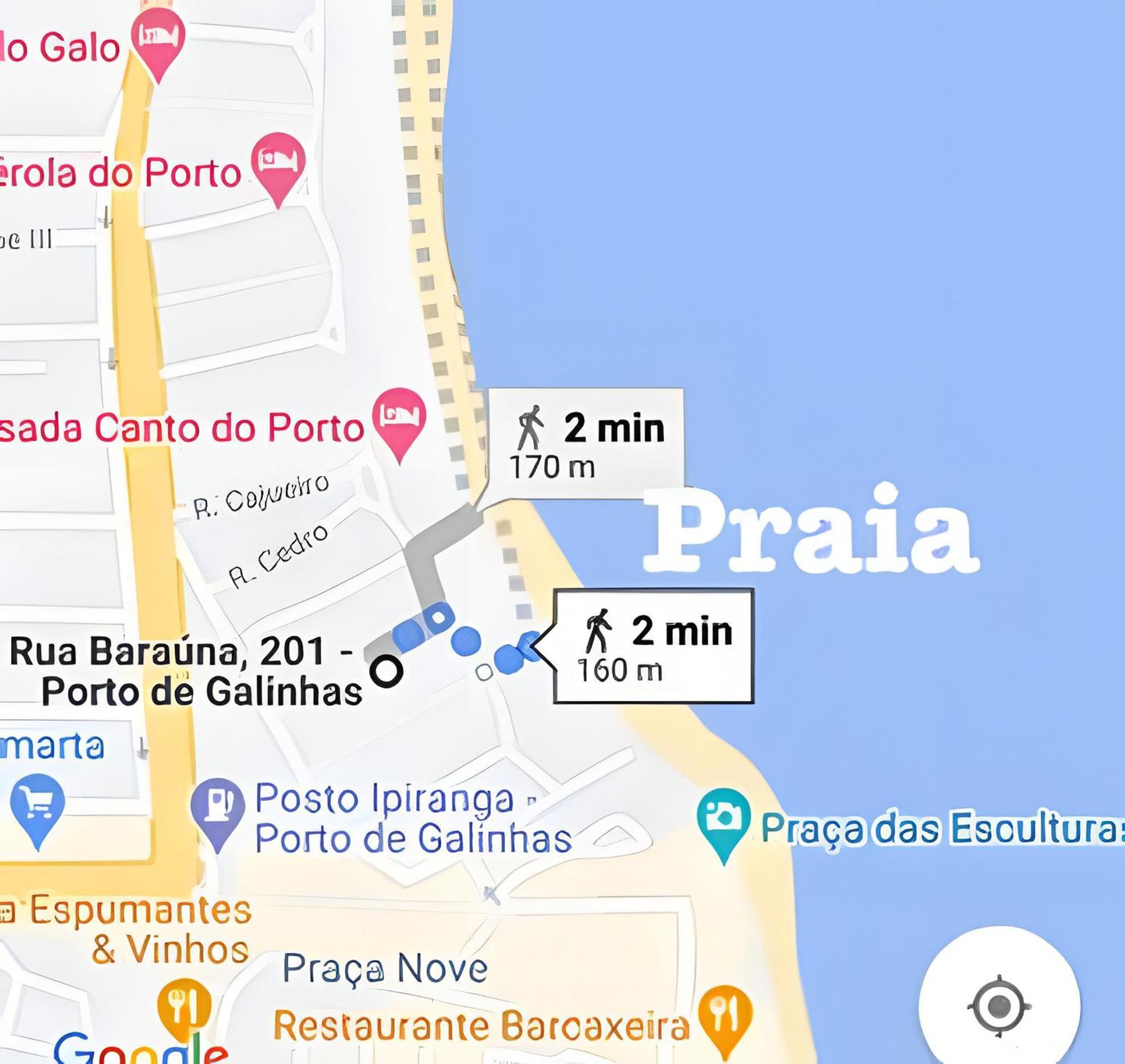 Apartamento Com 2 Quartos A 50 Metros Da Praia Pôrto das Galinhas Exteriör bild